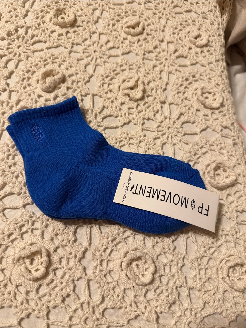 Movement Quarter Crew Socks cobalt blue